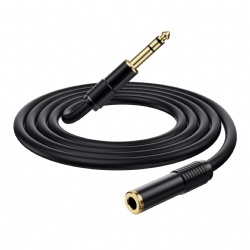 1/4 inch TRS instrument cable male to female extension cable for Elecric Guitar