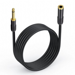 1/4 mono male to emale audio extension cable