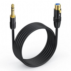 xlr female to 1/4 cable 6.35mm TRS Plug cable