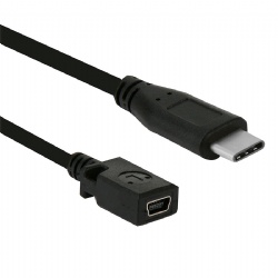 30cm USB Type C male to Micro usb 5pin female OTG Cable