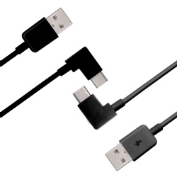 90 degree USB Type C power charge data transfer cable