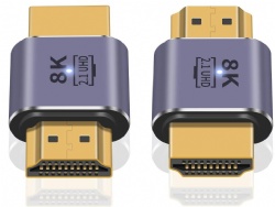 48Gbps HDMI 2.1 Adapter, HDMI to HDMI Adapter UHD HDMI 2.1 Extender Support 8K@60hz 4K@120Hz HDMI Port for Video 3D HDR Nintendo Switch PS5 Roku TV