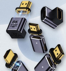 magnetic HDMI A male to HDMI A female extension adapter 8K Support CABLETOLINK