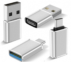 USB to USB C OTG Adapter with C Male to 3.0 Female Charger,
