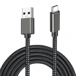 3m Quick Sync Charging USB C 2.0 to USB A Nylon Braided Cord for BSB Qc Wall