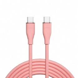 Ultra-Soft Silicone USB to USB C Cable 6ft, 66W PD Fast Charging Cord for Galaxy S21