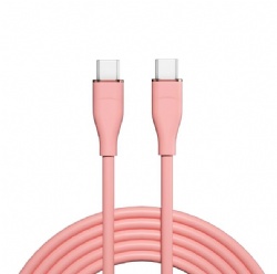 Ultra-Soft Silicone USB to USB C Cable 6ft, 66W PD Fast Charging Cord for Galaxy S21