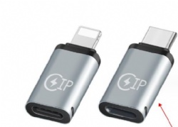 5V2.1A USB C male to ios female adapter Data transfer power charge adapter