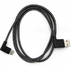 90 Angle USB2.0 (Type-A) Male to USB3.1 (Type-C)Male 90 degree Angle USB Data Sync & Charge Cable Connector  0.2m/1m/2m