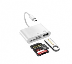 3 in 1 usb c card read for iphone