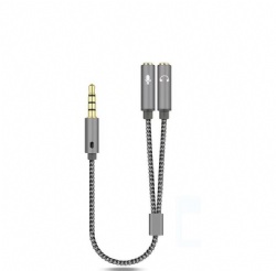 Headphone Mic Splitter 3.5mm