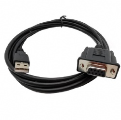 USB to RS232 Serial Adapter, USB A Male to DB9 Pin Female Serial Converter Cable