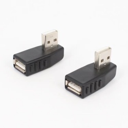 angle USB 2.0 A male to female extension adapter 480mbps