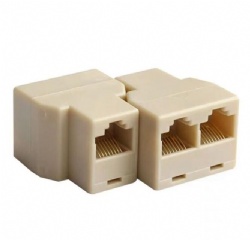 RJ45 Network 1 Male to 2 Female Splitter LAN Ethernet Adapter Cable Suitable Super for Cat5, Cat5e, Cat6, Cat7 LAN Ethernet Socket Connector Adapter