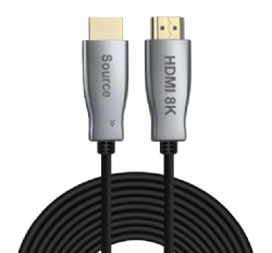 8K Fiber Optic HDMI Cable Long 50FT/15M CL2 in Wall - 48Gbps HDMI 2.1,Ultra High Speed HDMI Cord