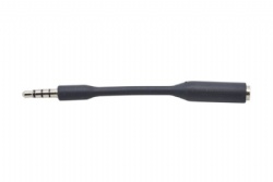 9cm short 3.5mm male to female 4poles audio cables