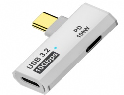 Dual US Dual USB C Headphone Adapter with 100W Charging PortB C Headphone Adapter with 100W Charging Port
