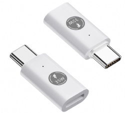PD 35W Fast Charging Type C Male Converter Compatible with iPhone 16/15 Series, iPad Air/Pro and More
