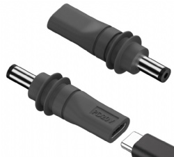 USB C Female to DC Male Power Cable Adapter for Starlink Mini, Work with 20V/65W+ Type-C PD Source