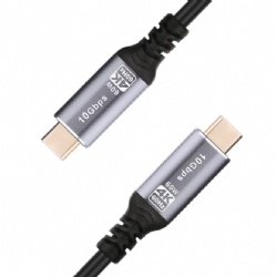 USB4 cable 40Gbps 100W charging and 8K/5K @ 60Hz or dual 4K video, Thunderbolt display compatible, docking station