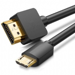 1.5M/ 5ft HDMI Male to Micro USB Male Data Charging Cord Converter Connector Cable