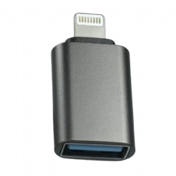 lightning male to USB 3.0 A female otg data transfer power charge read video adapter OTG