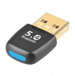 Latest Bluetooth 5.4 USB Adapter for PC Laptop, 20M Range Wireless Transmitter Dongle for Computer Desktop Windows 11 10 8.1 7, Plug n Play, Pair w/Headset Headphones Speaker Keyboard Mouse