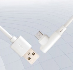 up angle Micro usb 5pin male to USB 2.0 A male power charge data transfer cable