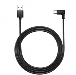 3A 10ft 90 degree USB C L shape male to USB 2.0 A male power charge data transfer 480mbps cable