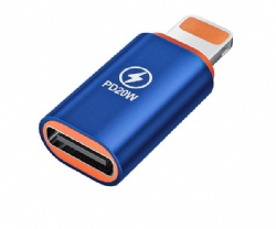 PD20W Iphone 8pin male to USB C female extension adapter