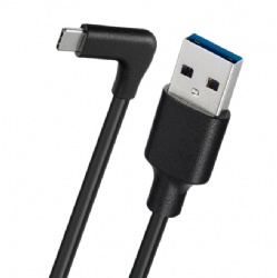 16ft/5M Link Cable for Meta Quest 2/3 Type-C Right Angle to USB A Charging Cord