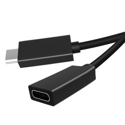 USB 3.2 Gen2 Type C Extender Cord Support 10Gbps Data Syncing, 100W Fast Charging, and 4K 60Hz Video