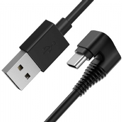 Factory top quality U shape 180 degree Gaming USB C Cable 3ft