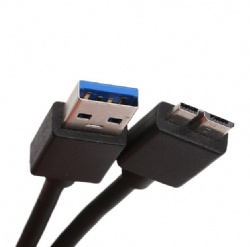 60cm Micro usb 3.0 B male to USB 3.0 A male power charge cable for hard disk