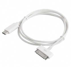 USB C male to 30pin power charge data transfer cable 1m