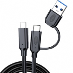 PD240W USB 4.0 A male/USB C to USB C 40Gbps data transfer power charge 8K Video cable