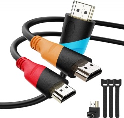 High-Speed HDMI Cable(3 Pack)-6ft with Gold Plated Connectors