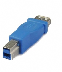USB 3.0 Type-A Female to B Male Extender Connection Adapter
