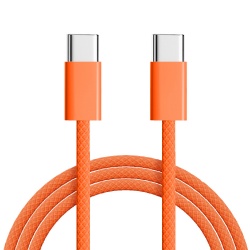 iphon17 1m nylon braid USB C male to USB C male power charge 1m cable