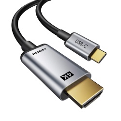 6FT/4K@60Hz Type C to HDMI Cable for Home Office