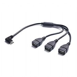 Type C to 3USB Charger Adapter, Hub for Laptop, Tablet,Telephone, Flash Disk Drive, Gaming Consoles