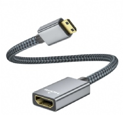 20cm Mini HDMI C male to HDMI A female Cable
