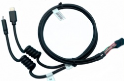 10PIN feMale to double USB C spring cable