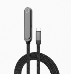 240W Fast Charging Foldable Stand Cable Right-Angle Type-C Fast Charging