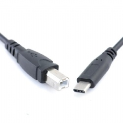 1m USB Type C male to USB B male otg cable for MIDI