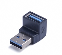 90 degree upward USB 3.0 Male to female dapter Right angle USB Extender for data transfer charging 5Gbps