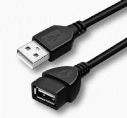 USB 2.0 Extension Cable Male to Female – 0.3m to 3m Customizable Length, Oxygen-Free Copper Wire, 32AWG + Aluminum Foil Shielding, PVC Jacket, for Charging, Data Transfer, Keyboard, Mouse, U Disk, Printer