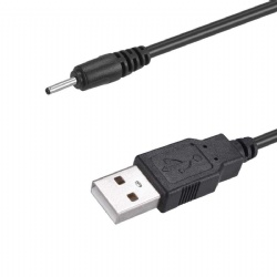 USB 2.0 Type A Male to DC 2.0mm x 0.6mm 5 Volt DC Barrel Jack Power Adapter Connector Charging Cable
