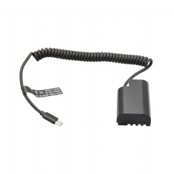 DMW-BLF19 Dummy Battery DCC12 DC Coupler, Type‑C PD Power Bank Supply for Panasonic Lumix GH5 GH5S GH4 G9 Camera, USB‑C External Power Adapter