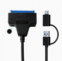 Type-C/USB3.0 to SATA 22Pin Hard Drive Adapter Cable